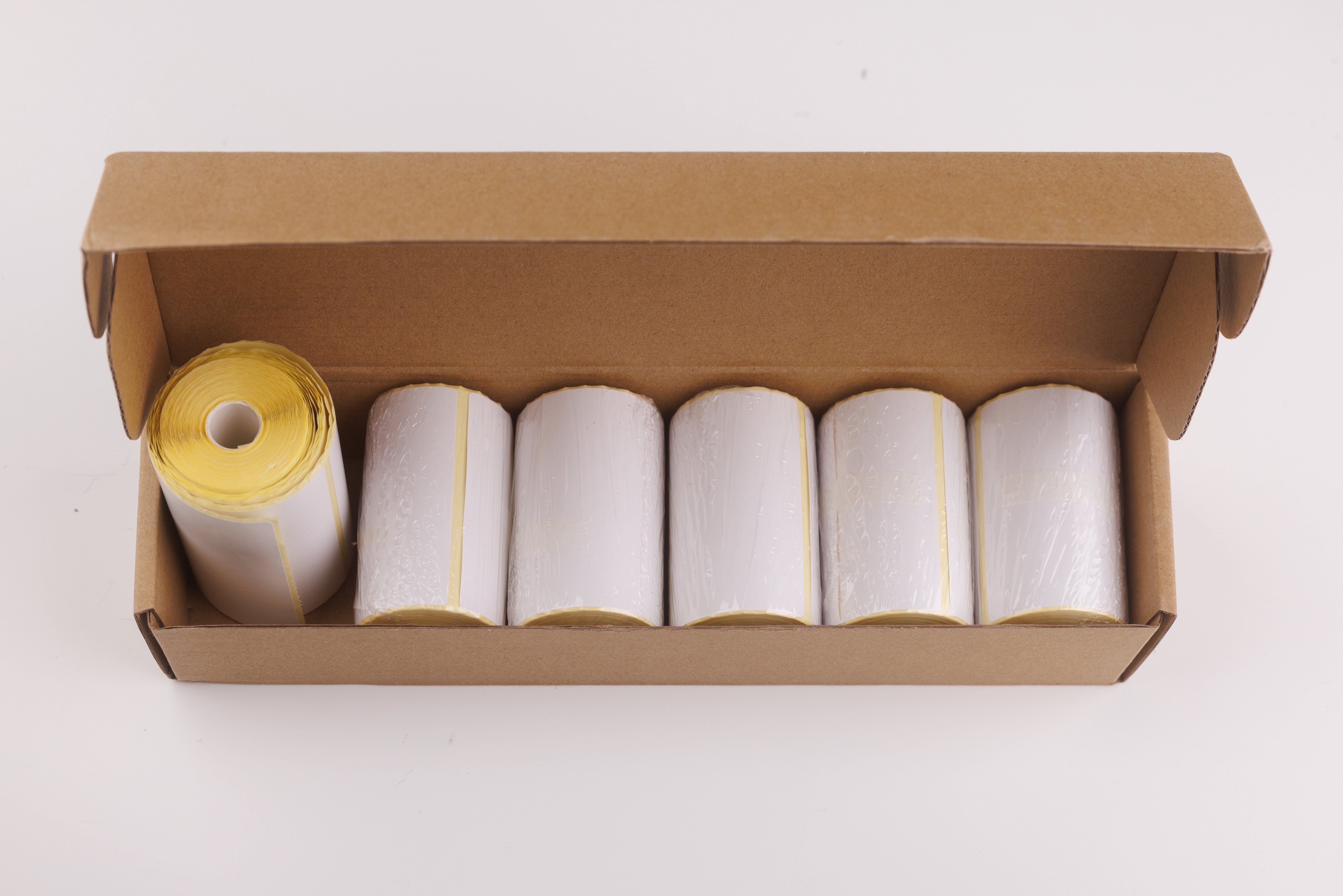 inFlow 3" x 3" Label Rolls – 6 Pack (150 Labels/Roll, 900 Total)