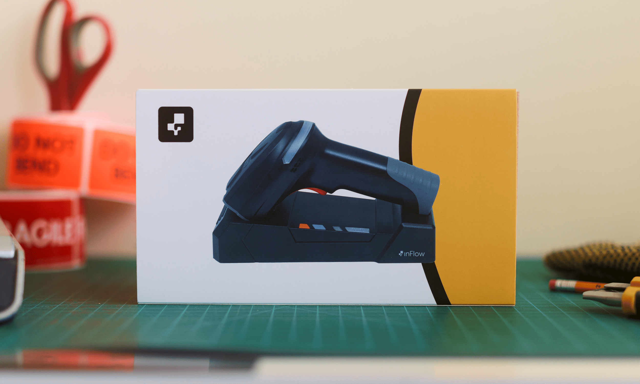 inFlow Rugged Bluetooth Scanner - Scans all 1D or 2D barcodes