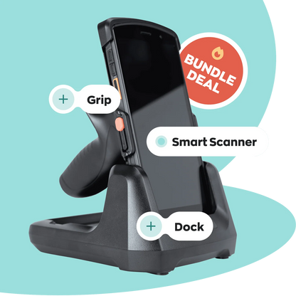 Smartphone Scanner 3 Bundle (includes grip and dock)