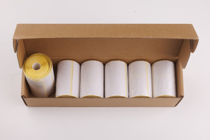 inFlow 3" x 3" Label Rolls – 6 Pack (150 Labels/Roll, 900 Total)