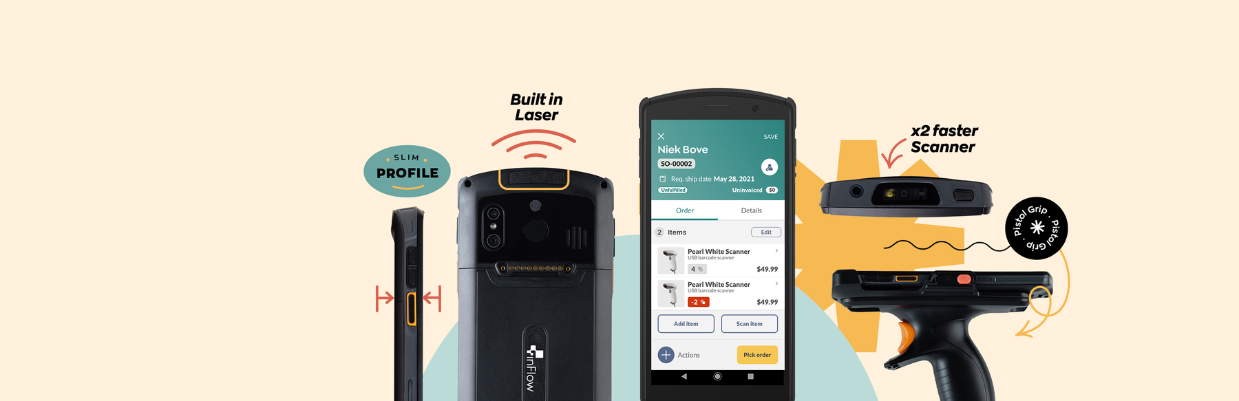Android Barcode Scanner Hardware Device For Inventory Management ...