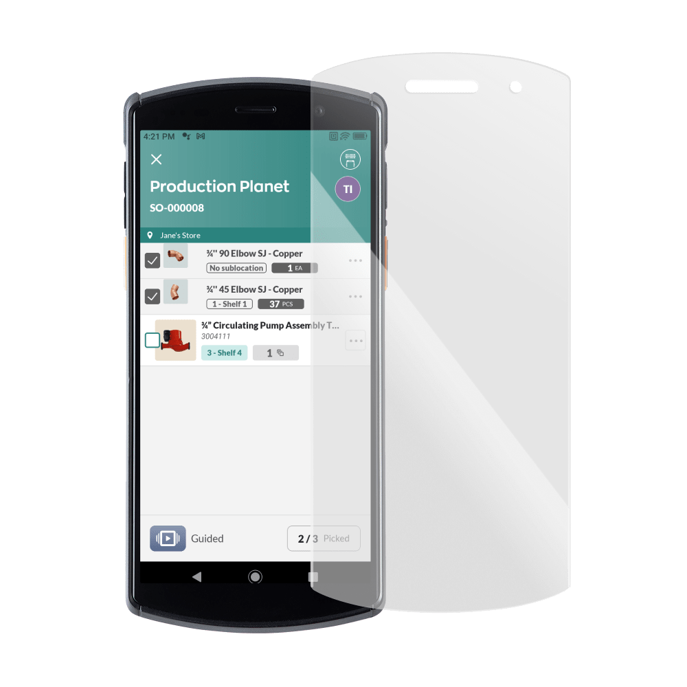 Screen protector for smart scanner