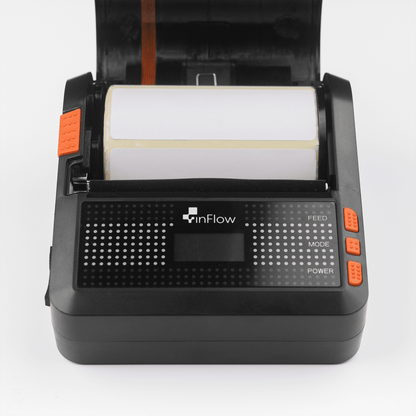 inFlow Portable 3 inch Label Printer - Wireless, Compact, and Built for Warehouses (Windows only)