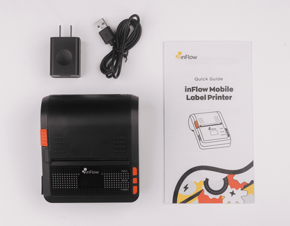inFlow Portable 3 inch Label Printer - Wireless, Compact, and Built for Warehouses (Windows only)
