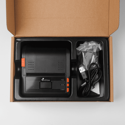 inFlow Portable 3 inch Label Printer - Wireless, Compact, and Built for Warehouses (Windows only)