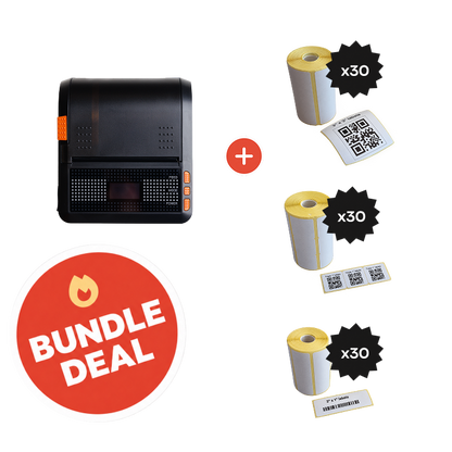 Label Printing Bundle (include Printer and Label Rolls)