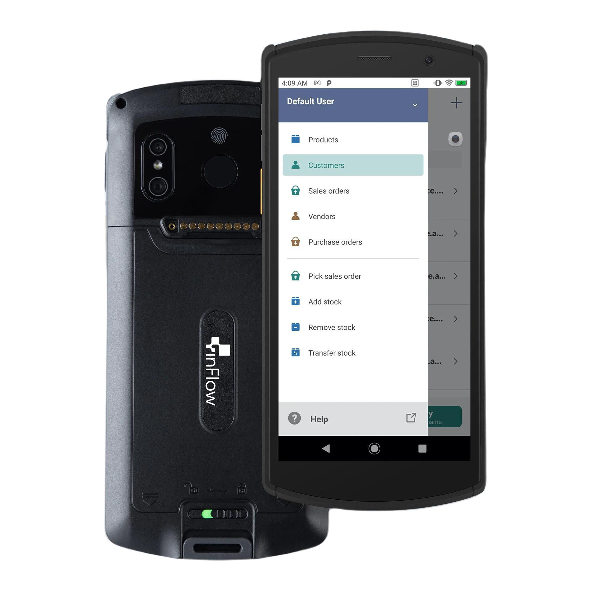 inFlow Android Barcode Scanner Hardware Zebra & Honeywell Alternative